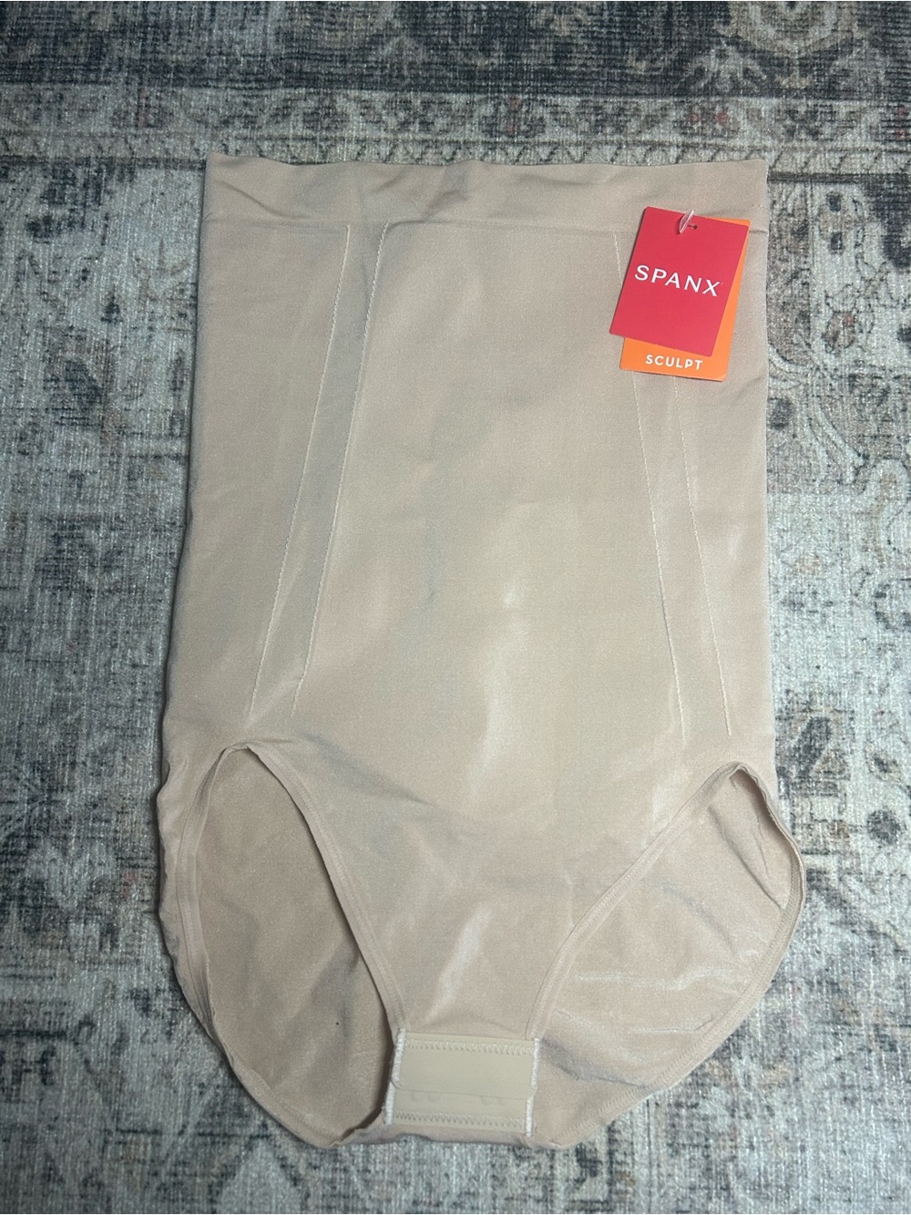 SPANX Sculpt High-Waist Shaping Briefs in Nude